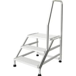 Marchepieds aluminium + kit 1 rampe 3 marches Tubesca-Comabi | 02379853