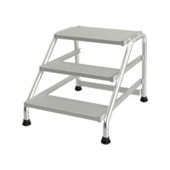 Marchepieds et repose-pied aluminium 3 marches Tubesca-Comabi | 02379833