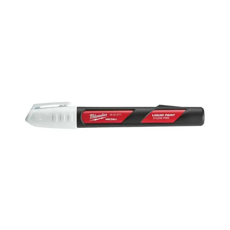 Marqueurs Inkzall™ Peinture Liquide Blanche Milwaukee | 48223711