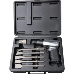 MARTEAU BURINEUR HEXAGONAL 11 MM + 5 BURINS EN COFFRET - SAM | RC293HBC