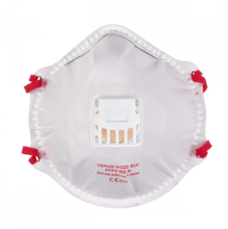 MASQUE JETABLES FFP2 AVEC VALVE - 10 PCS - Milwaukee | 4932478548