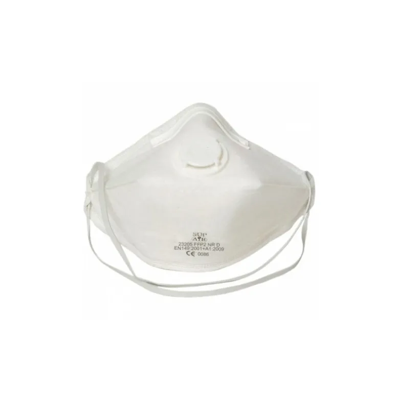 Masque pliable à usage unique avec soupape FFP2D SL - boite de 20 - SUP AIR | 23205