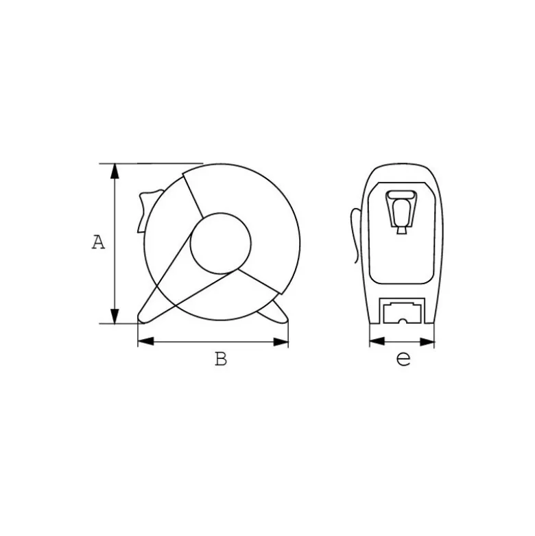 Mesure bi-matière 10m x 25mm SAM | UB-1025N