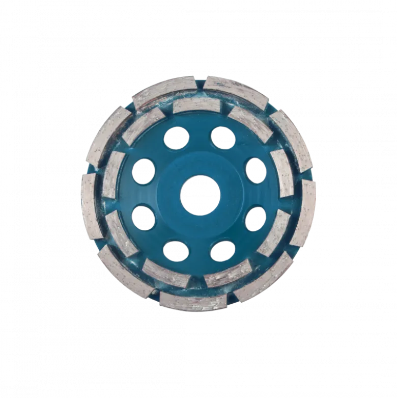 Meule à ébarber béton DOUBLE COURONNE Ø125 - RUBI | 5918