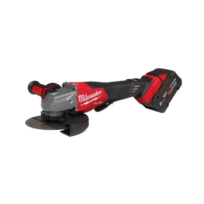 Meuleuse d'Angle FUEL 18V , 125mm, Interrupteur homme-mort, Frein, 8.0Ah - Milwaukee | 4933493418