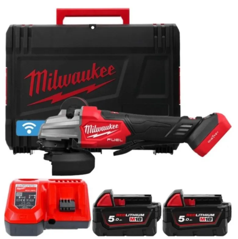 M18 FUEL™ MEULEUSE SÉCURITAIRE 125 mm AVEC VITESSE VARIABLE ET ONE KEY™ MILWAUKEE | 4933493553