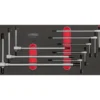 Module de clés mâles 6 pans à poignée en T, 8 pièces - KS Tools | 713.5017
