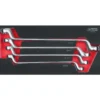 Module de clés polygonales contre-coudées 75°, 4 pièces - KS Tools | 713.2021