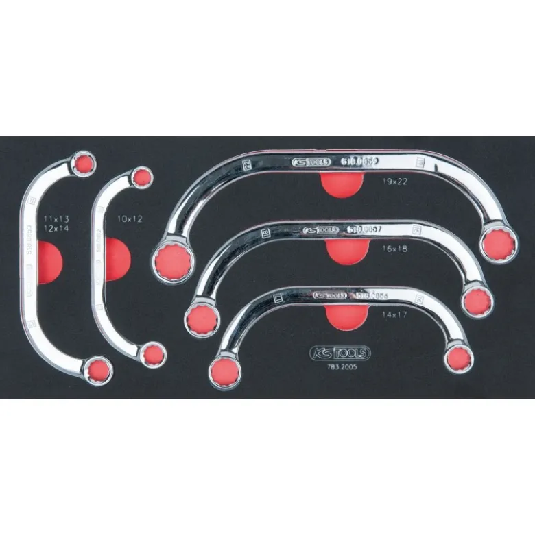 Module de clés polygonales demi-lunes, 5 pièces - KS Tools | 783.2005