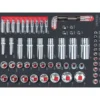 Module de douilles en pouces 1/4" - 1/2", 62 pièces - KS Tools | 712.1010