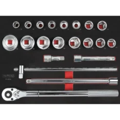 Module de douilles et accessoires 3/4", 21 pièces - KS Tools | 711.1034