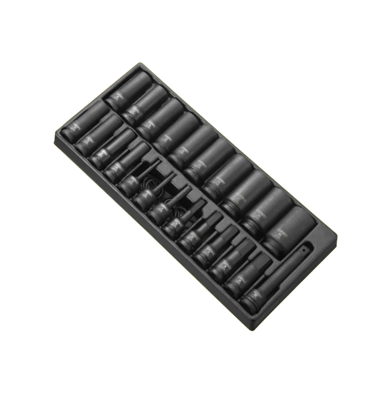 Module de douilles longues impact 1/2" - 25 pièces - E041644 | Expert by Facom