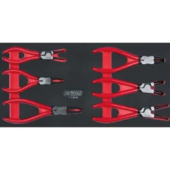 Module de 6 pinces à Circlips - KS Tools | 713.5006
