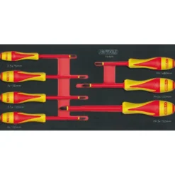 Module de tournevis isolés 1000V ULTIMATE Fente - PHILLIPS, 7 pièces - KS Tools | 713.6015
