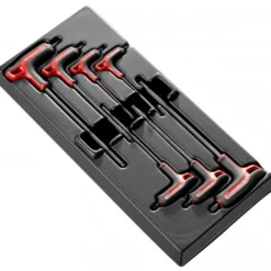 Module d'outillage 7 Clés mâles Torx poignée en (T) - FACOM FRANCE | MOD.89TXAPB