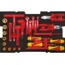 Module d'outillage isolés pour véhicule hybride ou électrique pour boites de transport SCM, 25 pcs KSTools | 716.0025