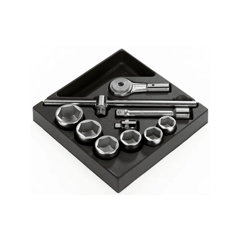 Module d'outillage K1 de Douille 3/4" 6 pans de 34 à 55mm Facom | MOD.K1