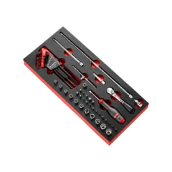 Module d'outillage mousse cliquet à verrrouillage 1/4" et Douille Facom | MODM.RL2U