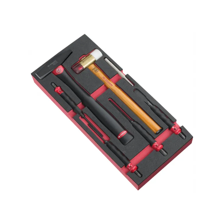 Module d'outillage mousse outils de frappe avec Chasse goupille gainé longs Facom | MODM.MI5