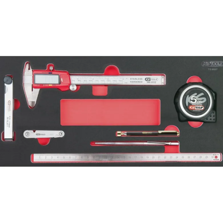 Module d'outils de mesure, 7 pièces - KS Tools | 713.8007