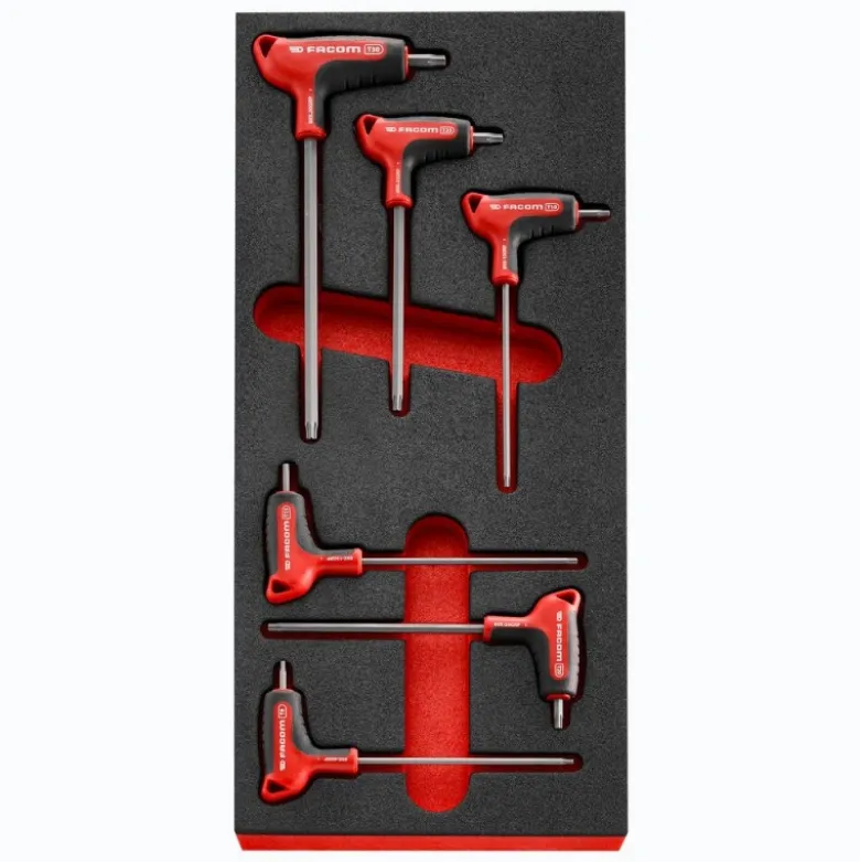 Module mousse de 6 clés en P - TORX® - OGV® GRIP - FACOM | MODM.89XGRP
