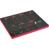 Module mousse Fit - Go 3/3 marquage laser, tournevis à cliquet, tournevis en T - 114 Pcs - Bahco | FF1A203LM