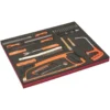 Module mousse Fit&Go 3/3, outils de coupe, limes et jeu tournevis à frapper - 23 Pcs - Bahco | FF1A168