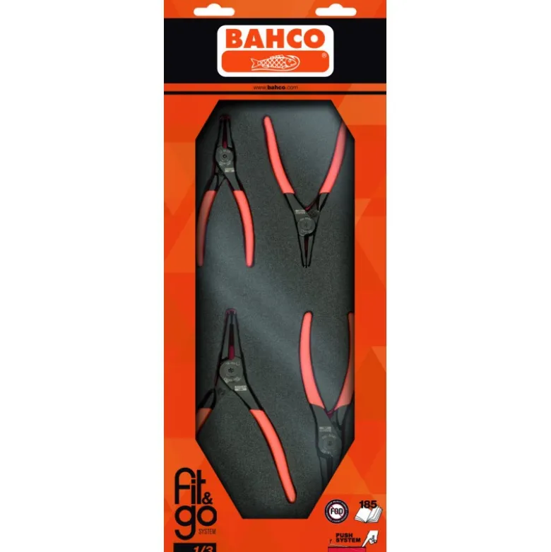 Module mousse Fit&Go 1/3, pinces circlips - 4 Pcs emballage individuel - Bahco | FF1E4005EH