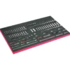 Module mousse pour servante 40", douilles 1/4" dimensions métriques et pouces- 141 Pcs - Bahco | FF1B01LM