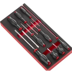 Module mousse 9 tournevis Protwist plats - FACOM FRANCE | MODM.AT4PB