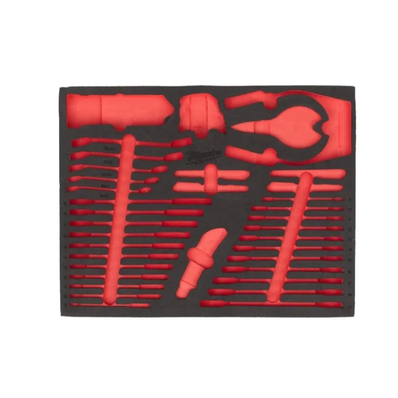 MODULE MOUSSE VIDE POUR JEU DE PINCES ET MARTEAU DE 14 PCS - Milwaukee | 4932500766