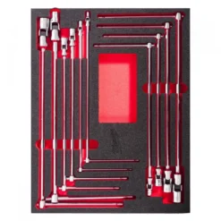 MODULE PACKOUT™ CLÉ EN T AVEC DOUILLE PIVOTANTE 10PCS - Milwaukee | 4932499295