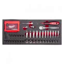 MODULE SERVANTE DOUILLES ET EMBOUTS 1/4 - Milwaukee | 4932499293