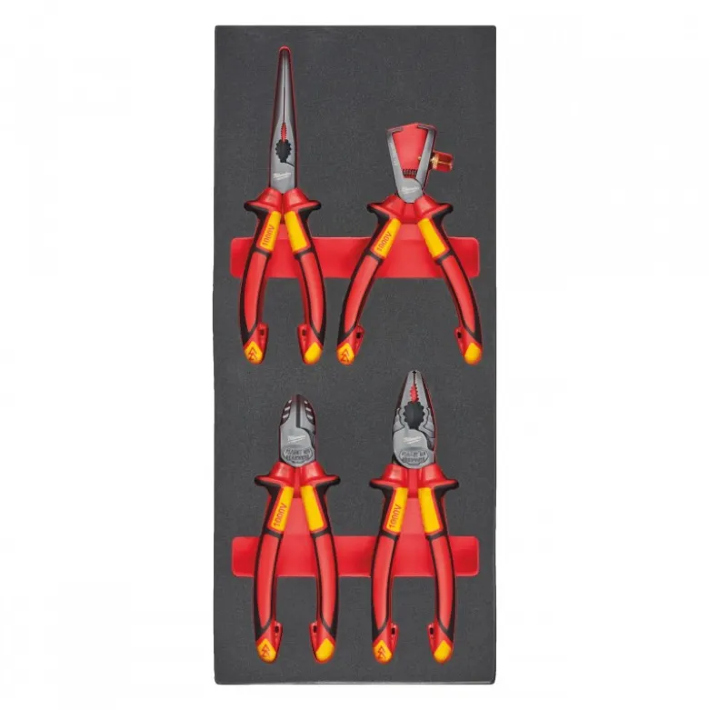 MODULE SERVANTE PINCE VDE 4 PCS - Blister - Milwaukee | 4932493250