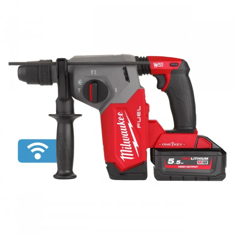 M18 ONEFHX-552X Perforateur SDS+ 26mm FUEL ONE KEY, FIXTEC, 18V, 2 batteries 5,5Ah High Output, HD Box Milwaukee | 4933478504