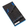 MOUSSE SERV. 12 CLES MIXTES CLIQ METR. - TYPE A / 180X410X30MM - ROEBUCK | 890402