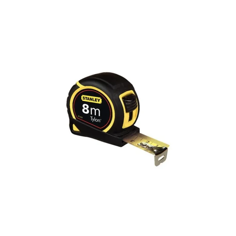 MÈTRE A RUBAN MESURE 8M X 25MM BI MATIÈRE TYLON STANLEY 1-30-657