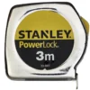 MÈTRE A RUBAN MESURE 3M X 12,7MM POWERLOCK CLASSIC METAL STANLEY 1-33-218