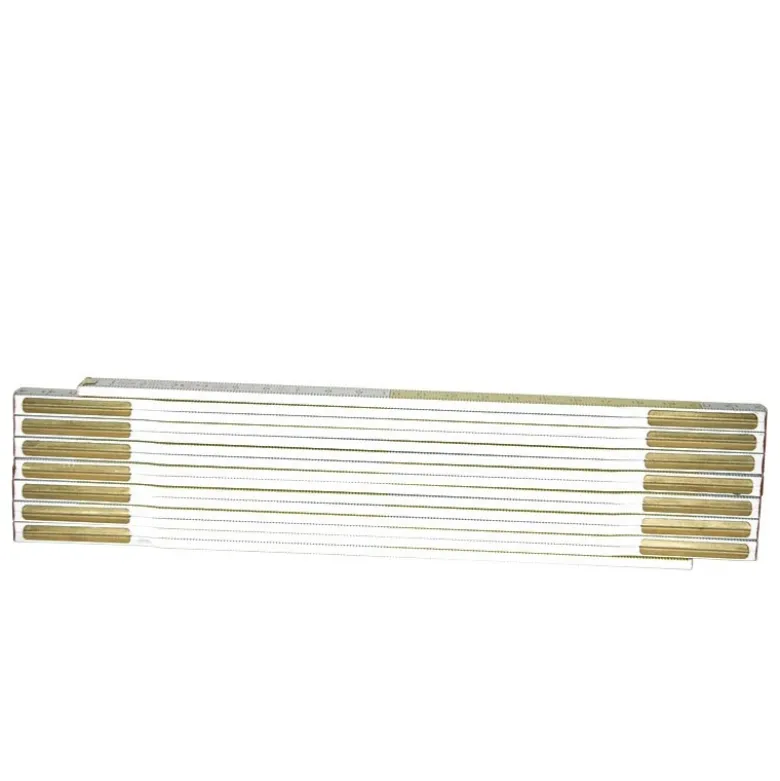 MÈTRE PLIANT, MESURE PLIANTE 2M X 17MM BOIS BLANC-JAUNE STANLEY 0-35-458