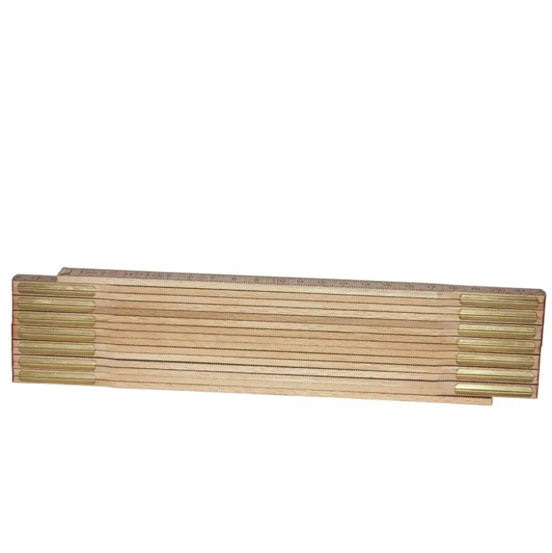 MÈTRE PLIANT, MESURE PLIANTE 2M X 15MM BOIS NATUREL STANLEY 0-35-455