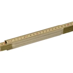 MÈTRE PLIANT, MESURE PLIANTE 2M X 15MM BOIS NATUREL STANLEY 0-35-455