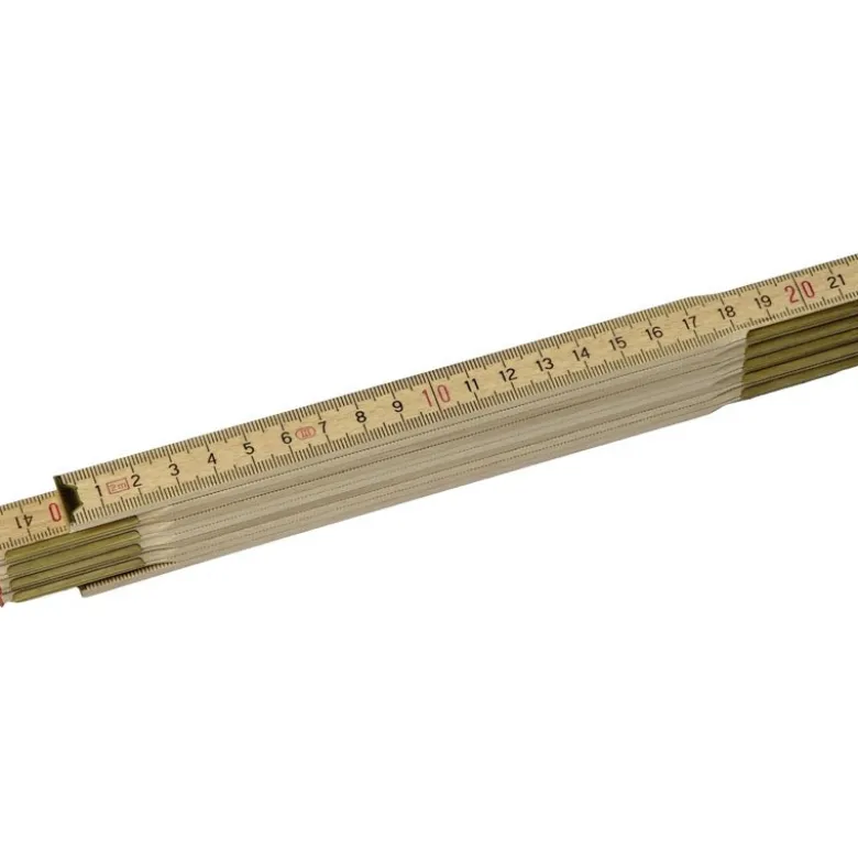 MÈTRE PLIANT, MESURE PLIANTE 2M X 15MM BOIS NATUREL STANLEY 0-35-455