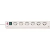 Multiprise Bremounta 6 prises avec interrupteur, blanche, 3m H05VV-F 3G1,5 - Brennenstuhl | 1150651326