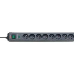 Multiprise Eco-Line 8 prises avec parasurtenseur 13500A, anthracite, 1,4m H05VV- - Brennenstuhl | 1159291138
