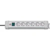 Multiprise Premium Plus 6 prises avec interrupteur, grise, 3m H05VV-F 3G1,5 - Brennenstuhl | 1390551066