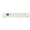 Multiprise Premium Plus 6 prises avec interrupteur, blanche, 3m H05VV-F 3G1,5 - Brennenstuhl | 1390221066