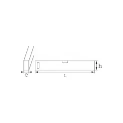 NIVEAU A SEMELLE MAGNETIQUE 80 CM - SAM | 166-80MN