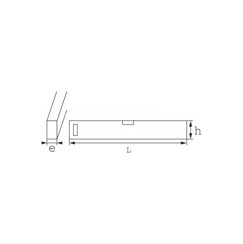 NIVEAU A SEMELLE MAGNETIQUE 50 CM - SAM | 166-50MN