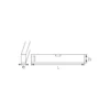 NIVEAU A SEMELLE MAGNETIQUE 60 CM - SAM | 166-60MN