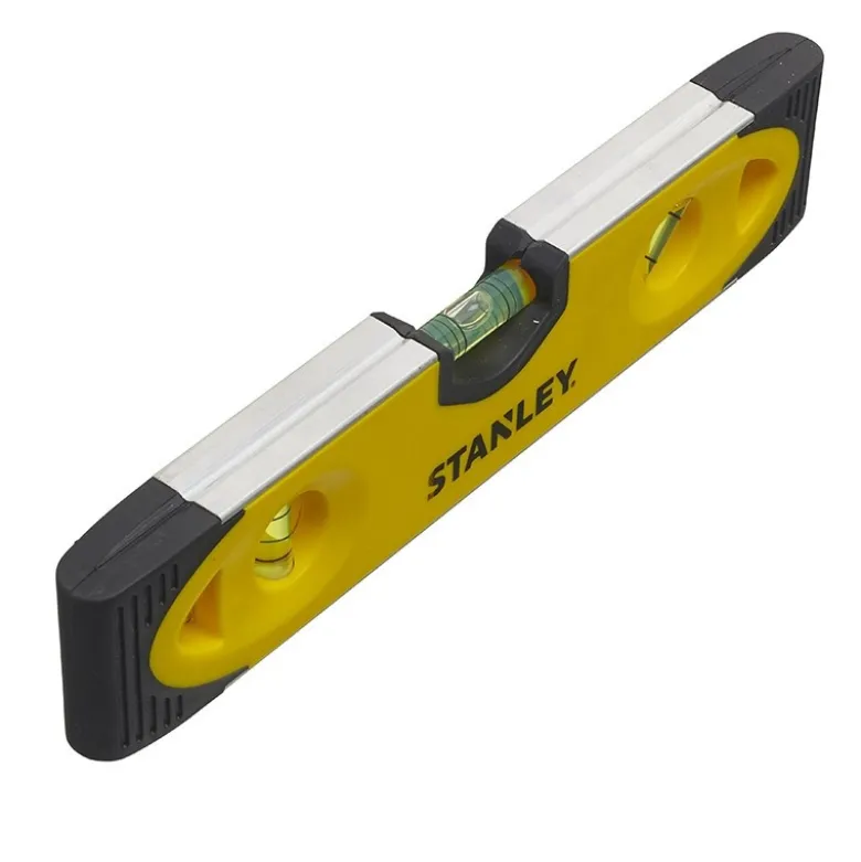 NIVEAU TORPEDO BI MATIÈRE MAGNÉTIQUE 25CM STANLEY 0-43-511
